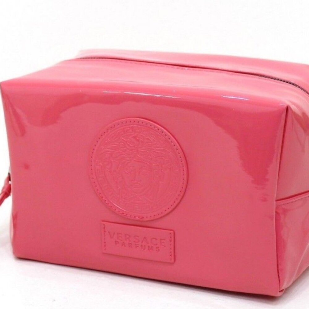 VERSACE PARFUMS FASHION COSMETIC POUCH MAKE-UP BAG WITH DUST COVER *NEW Toiletry - Picture 6 of 6